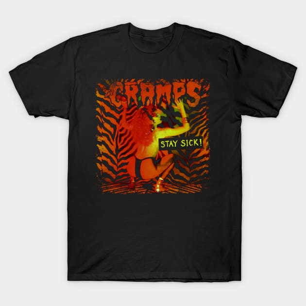 Savage Rockabilly The Cramps Unleashed Music On A T-Shirt T-Shirt by JocelynnBaxter